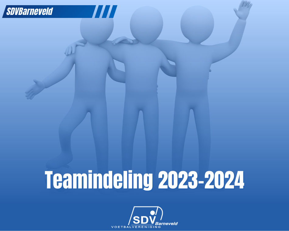 Sdvb SDVB teamindeling 2023-2024 | SDV Barneveld
