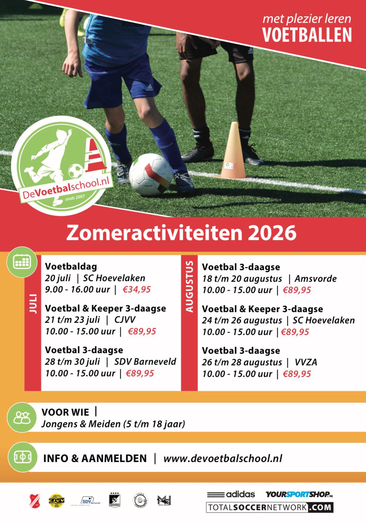 voetbalschool 2026