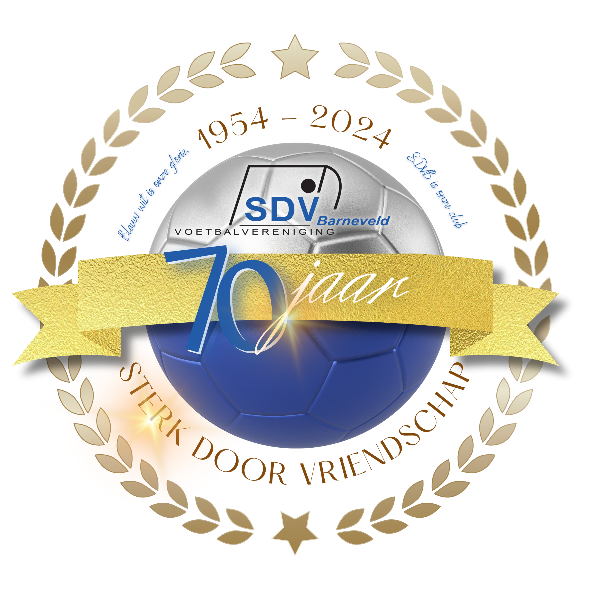 SDVB 70 jaar jubileum logo