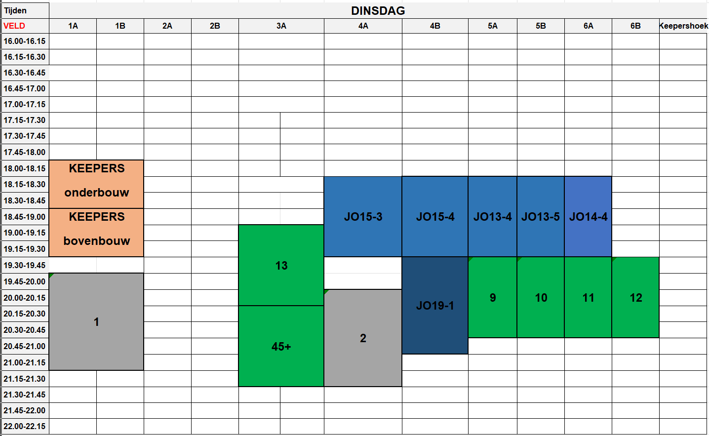 training dinsdag versie 7