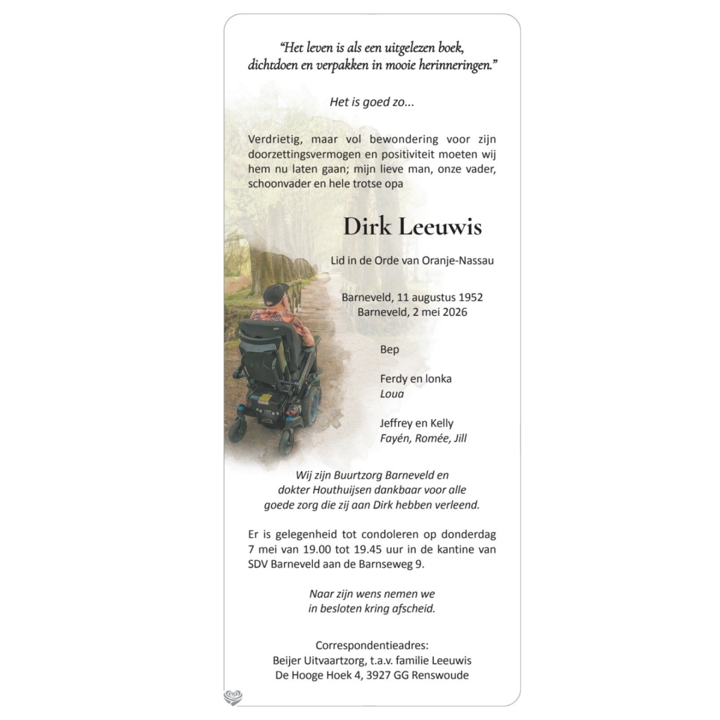 Familiebericht, Dirk Leeuwis