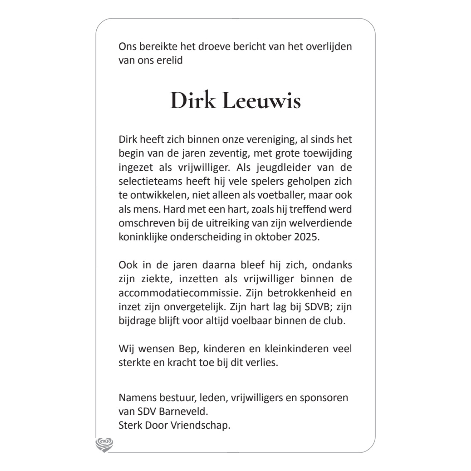 Familiebericht, Dirk Leeuwis 2