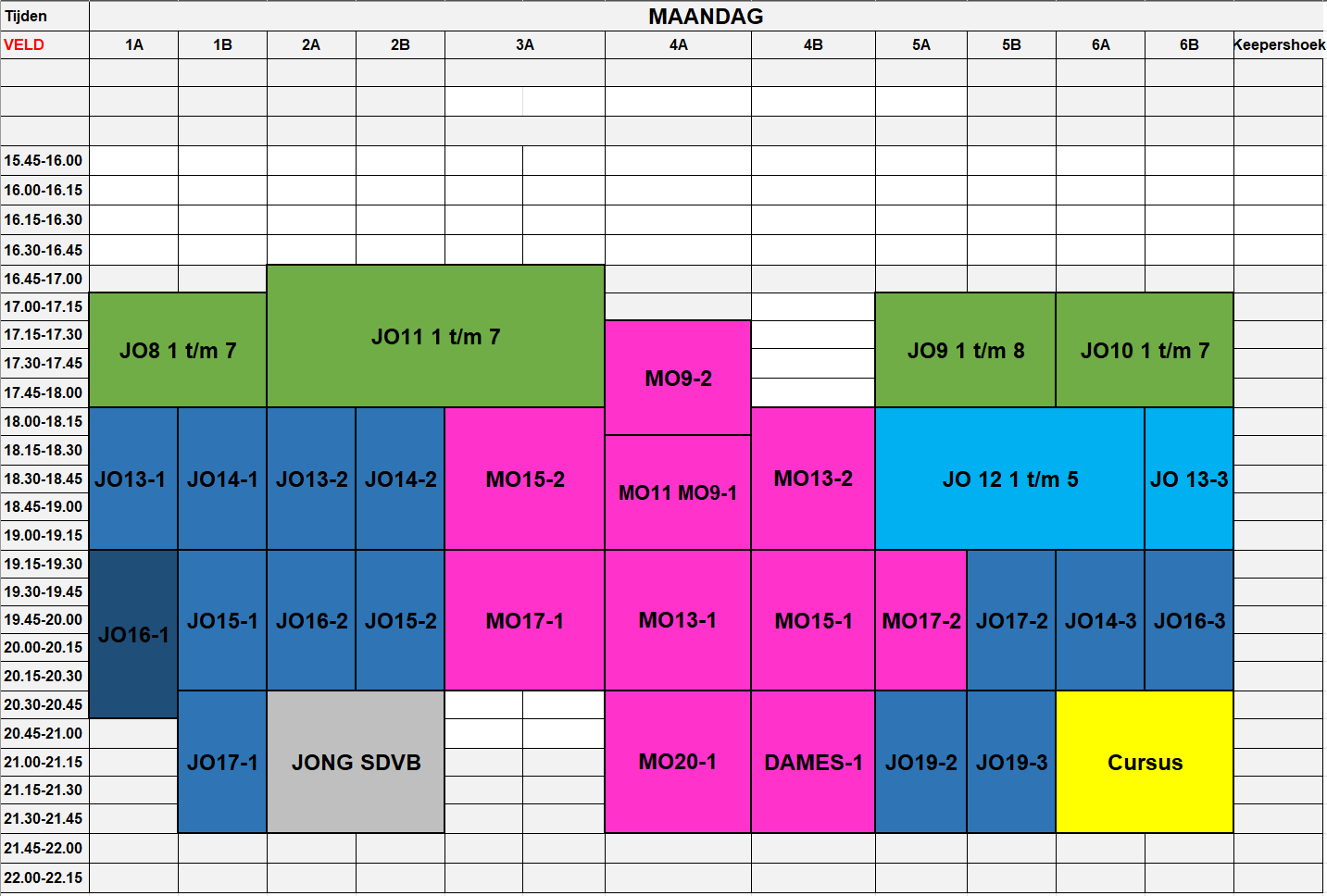 training maandag versie 7