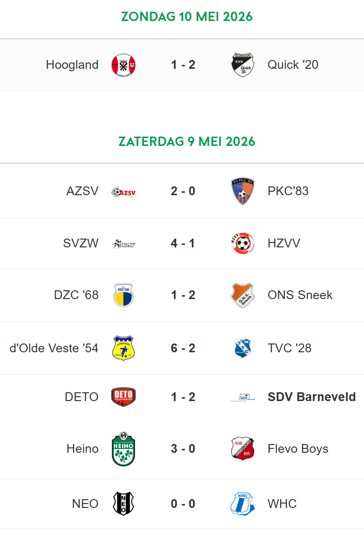 Nabeschouwing 09.05.26 vv DETO - SDV Barneveld 2