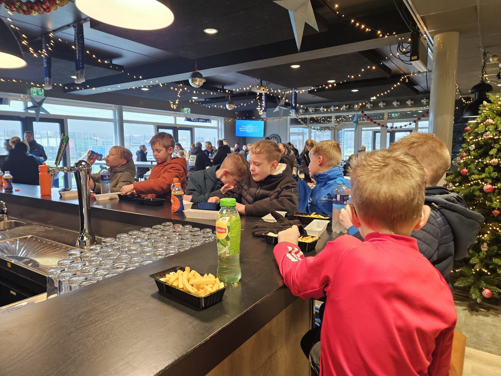 SDVB JO10-1  prijswinnaars van de oliebollenverkoop. 2