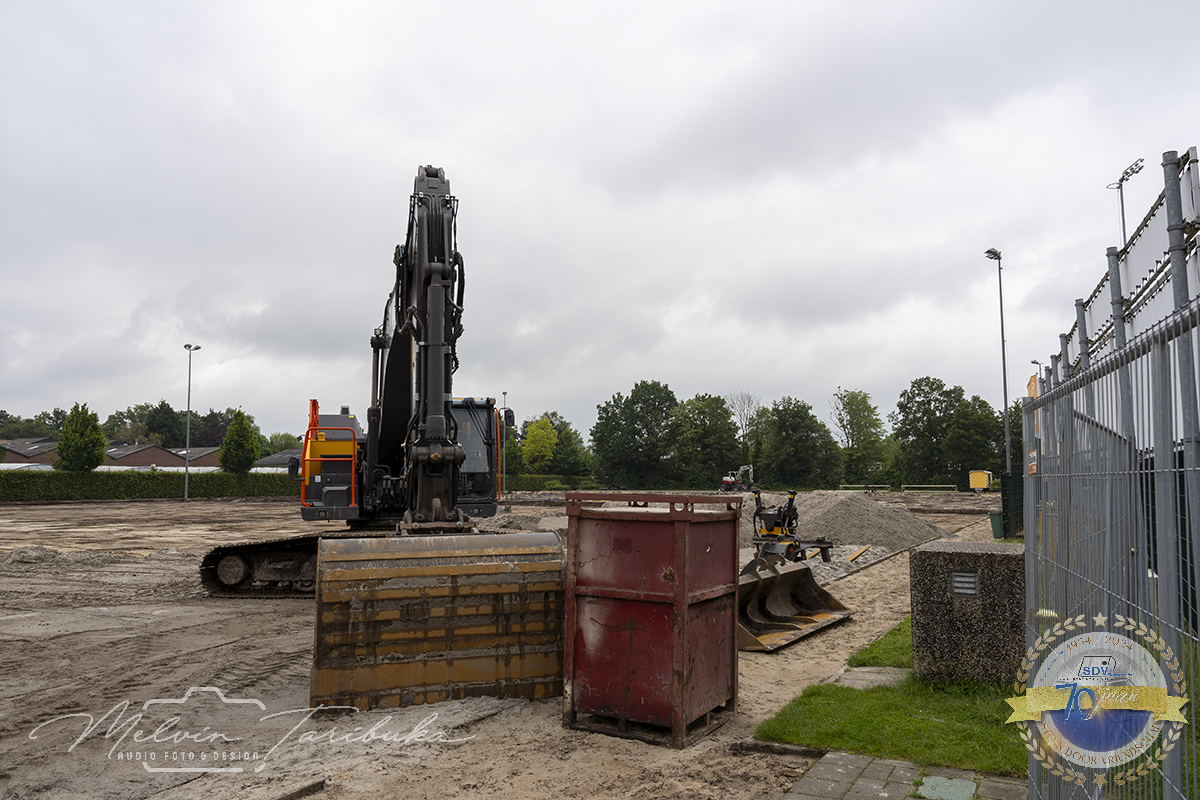 Wat een weer…..een update rond de velden aanleg. 8