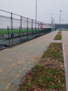Werkzaamheden hoofdingang!